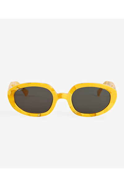 Yargıcı Colorful Oval Frame Sunglasses