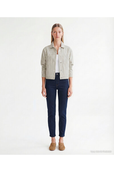 Yargıcı Regular Jacket Collar Long Sleeve Jacket