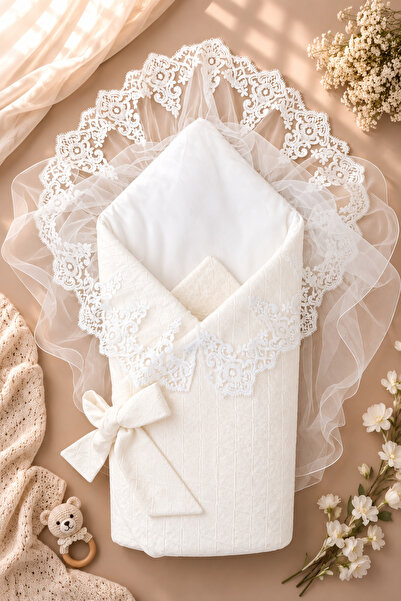 Tomuycuk Lacy Baby Blanket 100% Cotton Natural Organic Sleeping Swaddle Gift ...