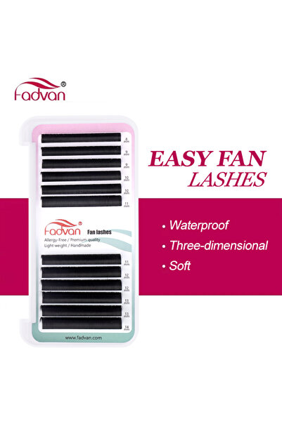 Choice36 6-8mm mix 0.07mm C Easy fan Lashes FADVAN Easy Fanning Flare Eyelash...