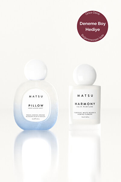 MATSU Pillow Hair&Body Mist + Harmony Hair Perfume Seti | 2x50 ml