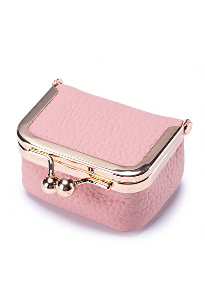 Choice3 KB439-Pink. New Mini Women's Solid Color PU Leather Jewelry Box Can S...
