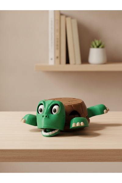 Kaplumbağa Bardak Altlığı - Dekoratif Biblo ve 3D Maket Obje