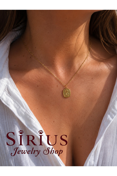 sirius jewelry 316L Çelik Antik Lale Kolye