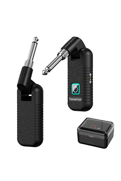 Choice 2.4Ghz Wireless Guitar System with Charging Case Rechargeable Wireless...