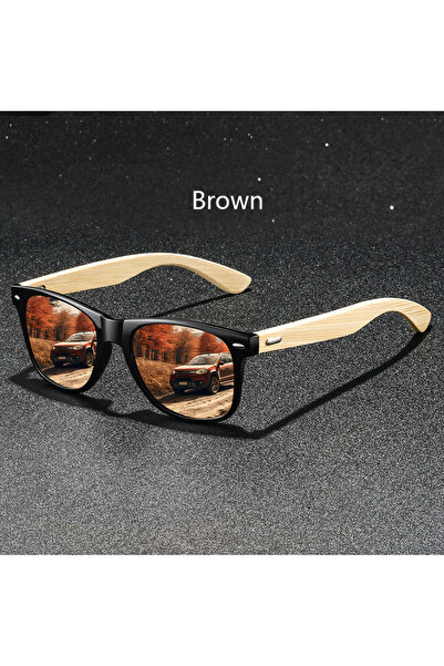 Choice7 Brown Fashion Classic Square Sunglasses Men Women Driving Fishing Col...