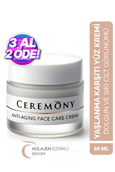 Ceremony Anti Aging Krem 50 ml | Kırışıklık Karşıtı Sıkılaştırıcı Dolgunlaştı...