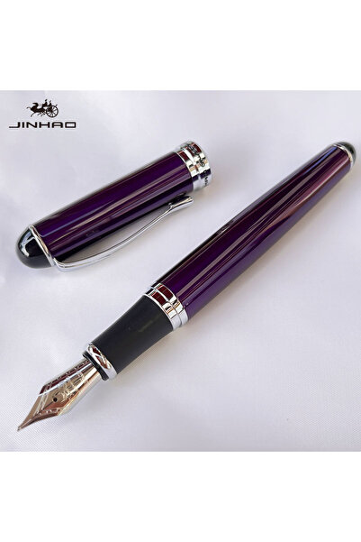 Choice Purple 1 PCS Jinhao X750 Fountain Pen Set Medium Nib With Ink Converte...