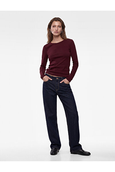 Koton Crew Neck Long Sleeve Basic T-Shirt