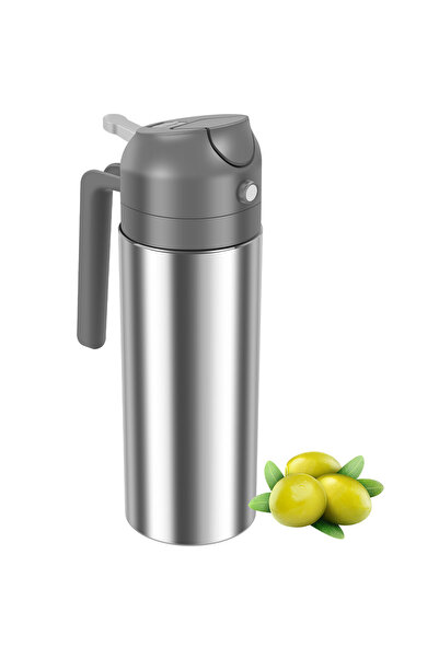 Choice 500ml 1Pc gray 470ML/500ML 2in1 Olive Oil Dispenser Bottle Oil Sprayer...