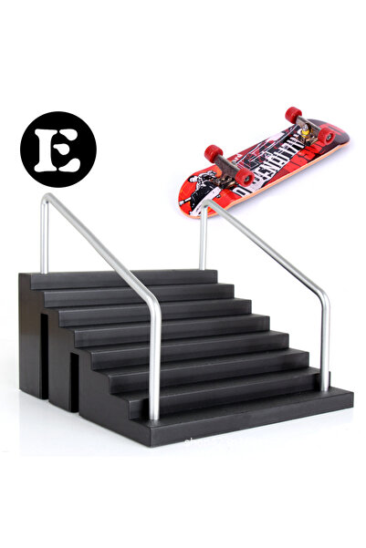 choice2 E 2pcs Children Finger Skateboards Skate Toy Skate Park Ramp Set Tech...