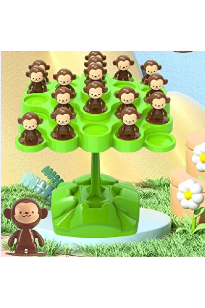 Choice1 Brown Monkey Balance Tree Focus Balance Training Children's Toys Fold...
