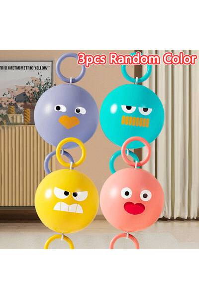 Choice4 3Pcs Random Color Luminous Whistle Ball Toys Decompression hand-eye C...