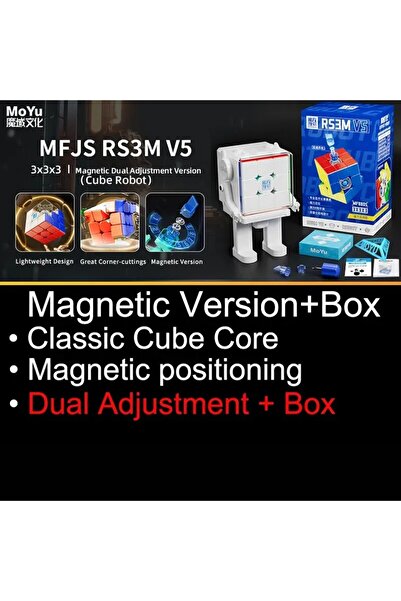 Choice3 Magnetic Box MoYu RS3M V5 3X3 Magnetic Magic Speed Cube Professional ...