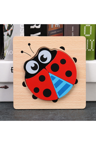 Choice33 27 Baby High Quality 3D Wooden Puzzles Educational Cartoon Animals E...