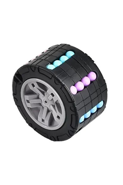 choice2 Black 3D Cylinder Cube Toy Magical Bean Gyro Rotate Slide Puzzle Game...