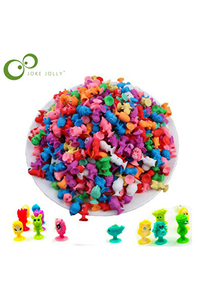 Choice 40pcs/lot Mini Sucker Dolls Marine Land Strange Animal Cupule Suckers ...
