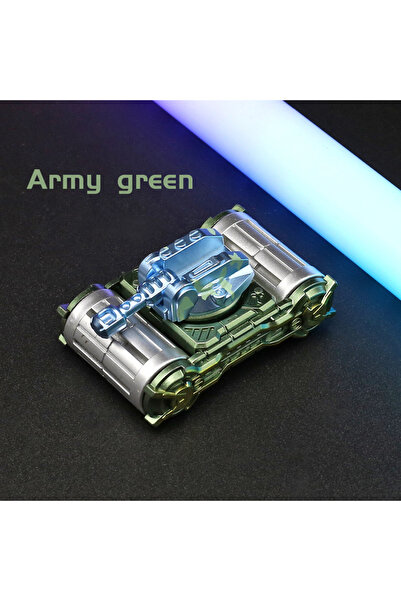 Choice Army Green Tank Shape Fidget Spinner Antistress Anxiety Plastic Tank H...