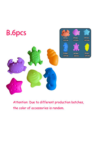 Choice4 6pcs sea Small Creative Beach Mold Set Children Play Sand Toy Summer ...