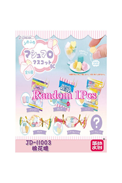 Choice Random 1Pcs J-DREAM Gashapon Capsule Toys Mini Cotton Candy Series Sim...