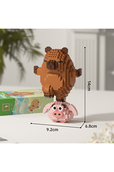 Choice nobox 3152 Lovely Cartoon Animals Nanobricks Capybara Micro Diamond Bl...