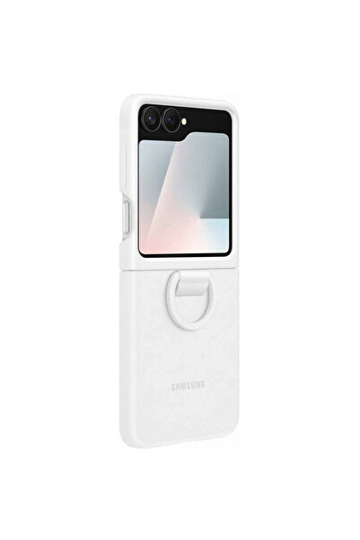 Samsung Husa telefon spate pentru Galaxy Z Flip 7 FE cu model cu inel de sili...