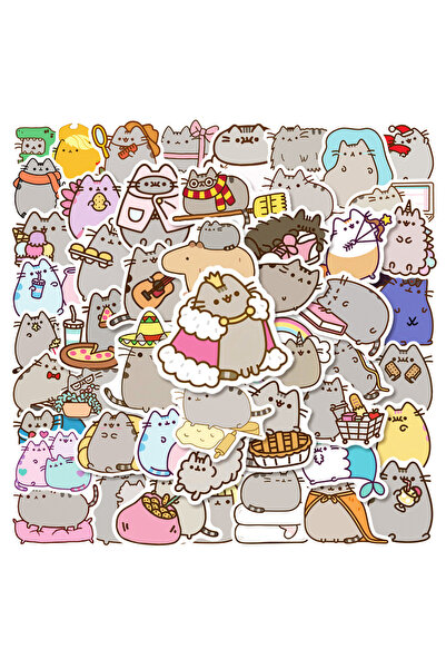 Choice1 Bandai 100Pcs 50/100Pcs Cute Chunky Cat Stickers for Stationery Lapto...
