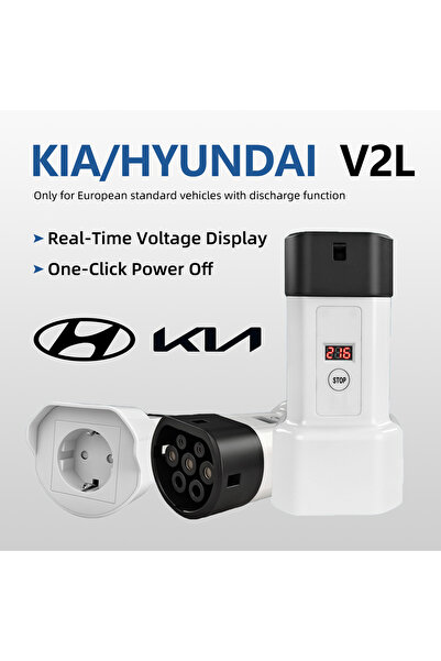 Choice For Hyundai Kia Type 2 V2L Discharger Adapter EU Socket with for BYD D...