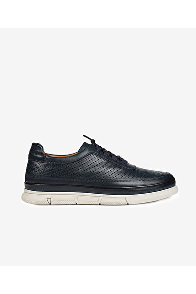 Greyder Erkek Lacivert Hakiki Deri Comfort Ayakkabı 4Y1FA64515