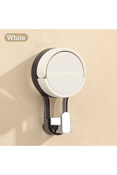 Choice 2PCS White 1/2PCS Suction Cup Hooks No Punching Wall Hooks for Bathroo...