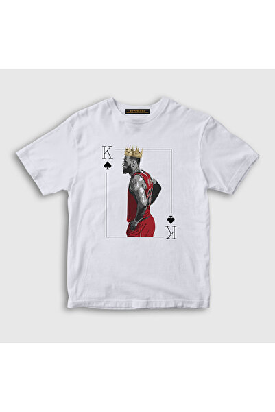 Presmono Unisex dečija košarkaška lopta LeBron James T-shirt 295388tt