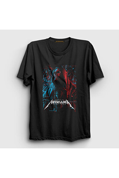 Presmono Unisex crni plašt Metallica T-shirt 66547tt