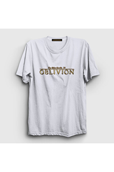 Presmono Unisex White Logo the Elder Scrolls Iv Oblivion T-Shirt 608043Tt