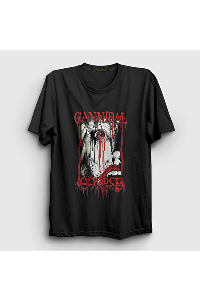 Presmono Unisex Black Tears Cannibal Corpse T-shirt 33054tt