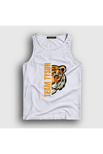 Presmono Mike Tyson, unisex, alb, maiou de box Tigre 514618 tt