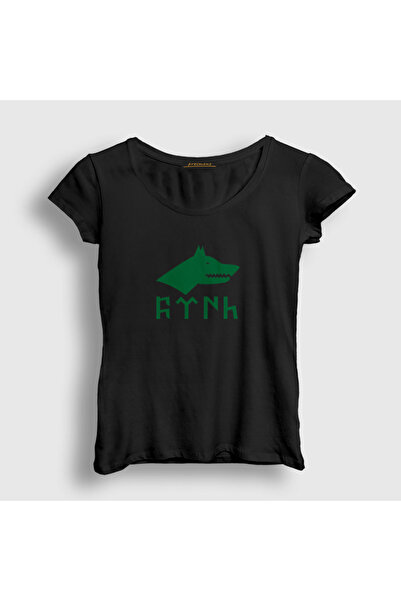 Presmono Crni vuk Bozkurt T-shirt - Zastava Göktürka, sa turskim tekstom 4749...