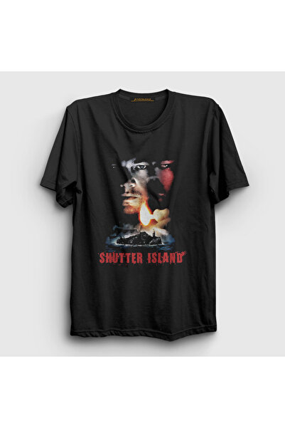 Presmono Tricou unisex negru Leonardo DiCaprio Shutter Island 553991tt