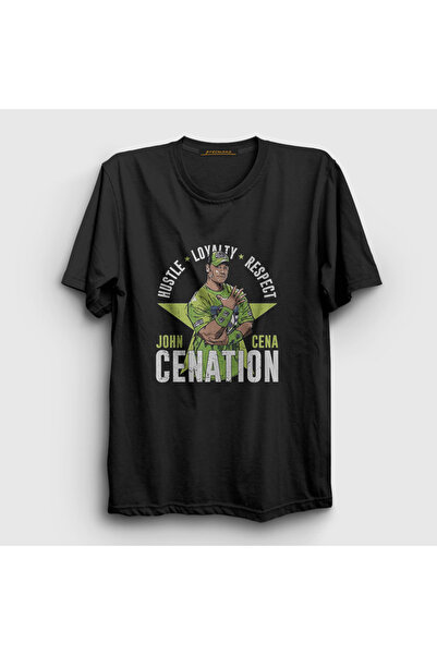 Presmono Cenation V2 Unisex crne John Cena rukometne patike T-shirt - 496430tt