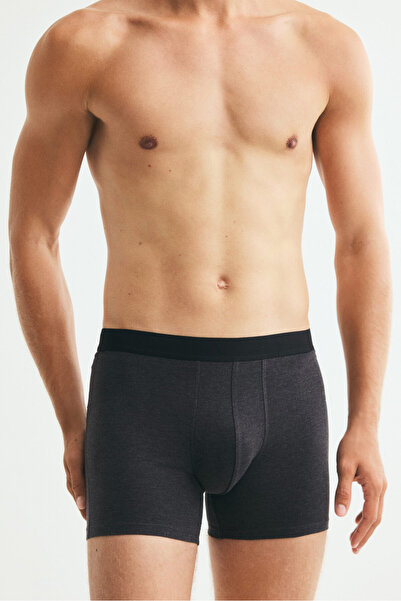 H&M 5'li Normal Paça Boxer Şort Lycra®