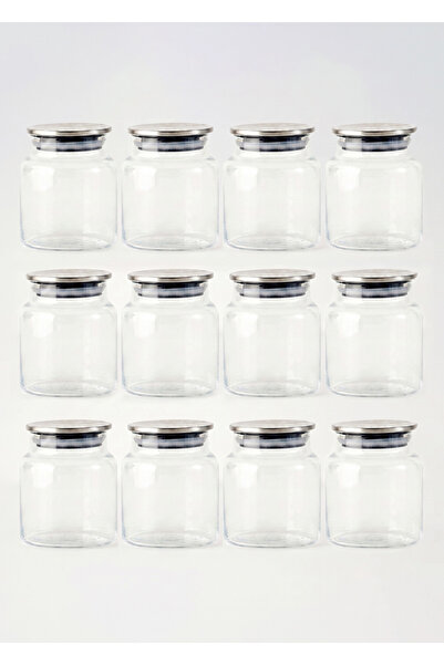 Bella Maison Set de borcane Jely cu capace metalice, 12 piese, natural (635 cc)