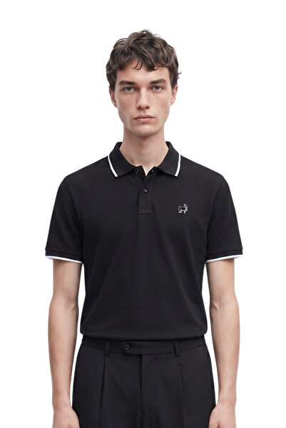 ANTHONY JACKSON Tricou premium pentru bărbați cu gât polo Montero