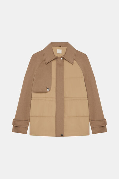 W Collection CAMEL GARNİ DETAYLI MONT
