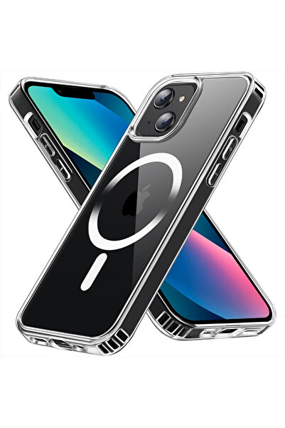 Casey Studios MagSafe калъф iPhone 13, безжично зареждане, повдигнати ръбове,...