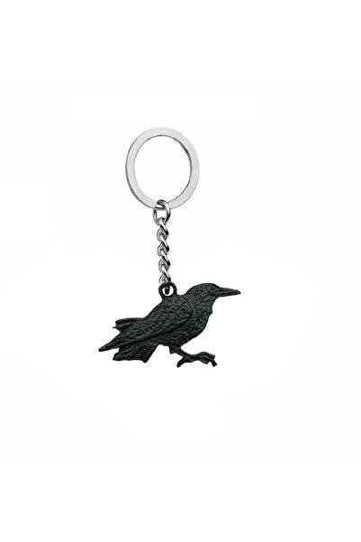 Herşey Nota Μυθολογικό μπρελόκ Unisex Black Crow – Σχέδιο σοφίας και σκιάς