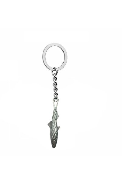 Herşey Nota Unisex Keychain with Fish Figure – Elegant Symbol of Nature and Seas