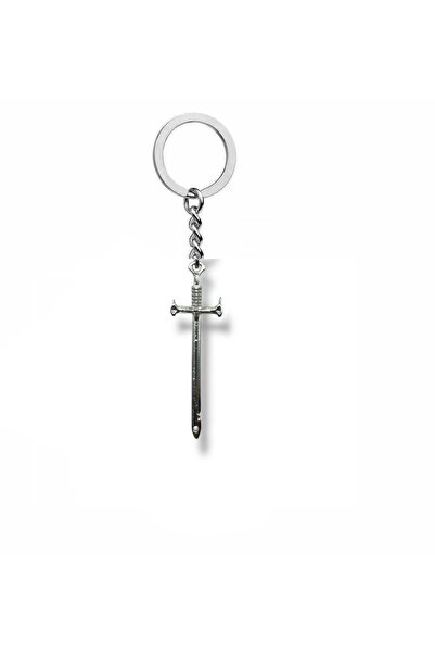 Herşey Nota Cross Figured Sword Keychain – Gothic and Historical Style Zamak ...