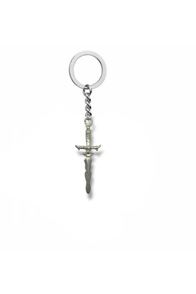 Herşey Nota The Legend of Zelda Triforce Figured Keychain – Game Themed Zamak...