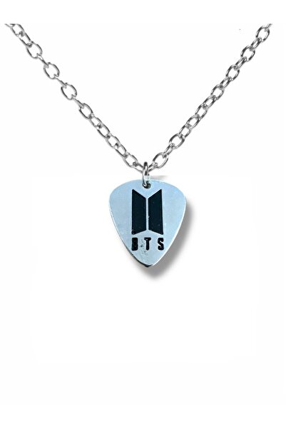Herşey Nota BTS K-Pop Grubu Pena Şeklinde Çift Taraflı Rock İşaretli Unisex M...