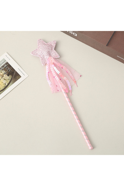 Choice Pink 1pc Hot Sale Cute Dreamlike Five Pointed Star Fairy Wand Kids Sti...