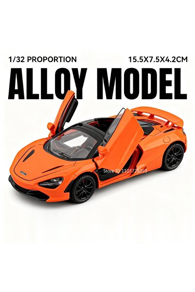 Choice سيارة 720S برتقالية مقياس 1:32، نموذج سيارة رياضية 720S سينا، لعبة سيا...